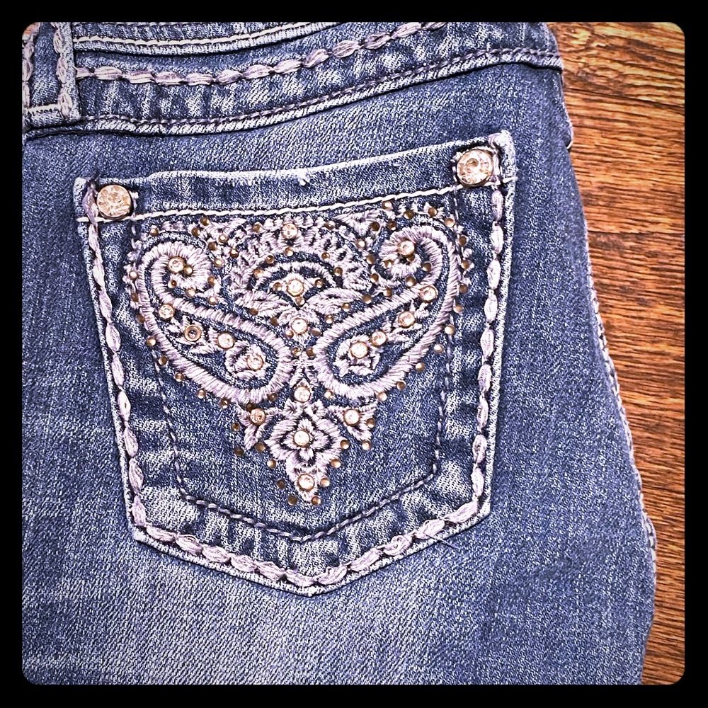 Girls Miss Me Capri Jeans